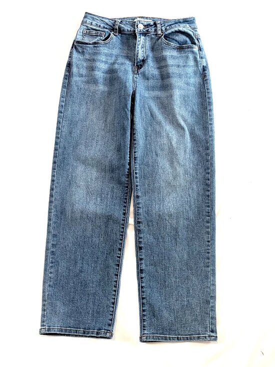 Wax Jean Denim - Wax blue jeans 7/28 cotton wide leg